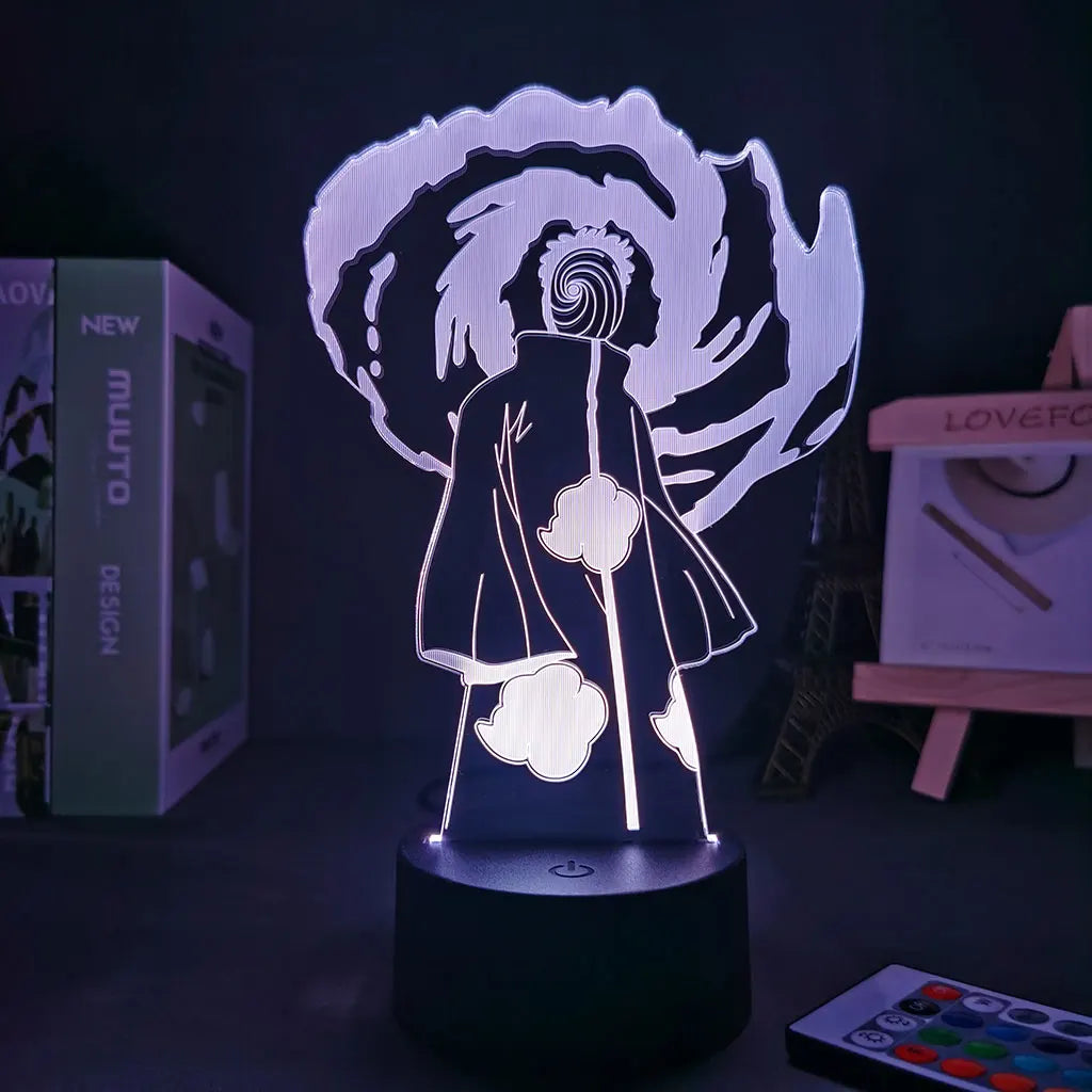 3D 7 Color Changing Anime LED Night Lamp for Bedroom Decoration