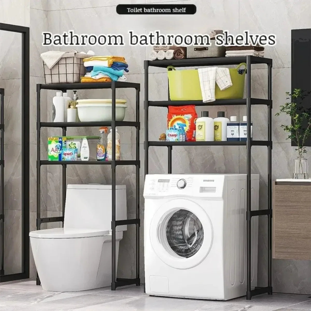 Over The Toilet Multilayer Storage Rack For Bathroom