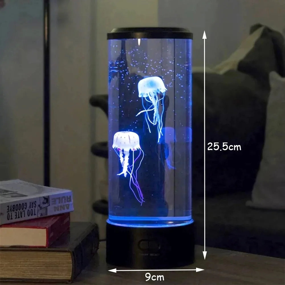 Color Changing Jellyfish LED Night Lamp for Bedroom or Decor