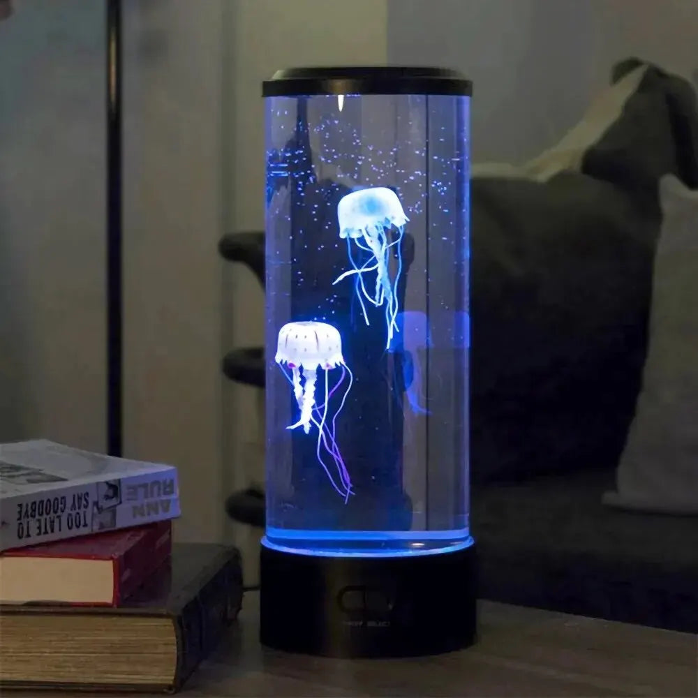 Color Changing Jellyfish LED Night Lamp for Bedroom or Decor
