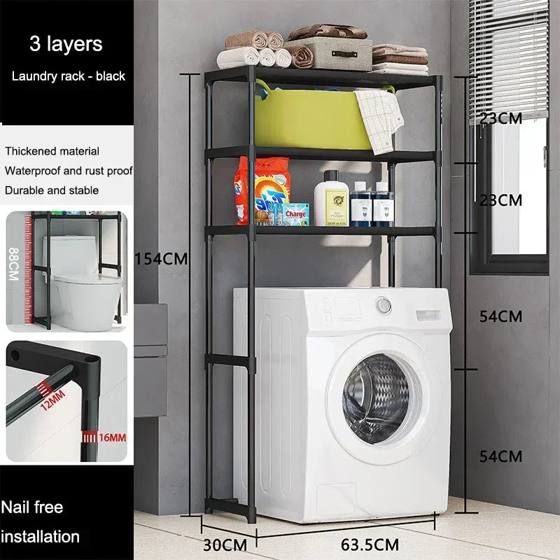Over The Toilet Multilayer Storage Rack For Bathroom