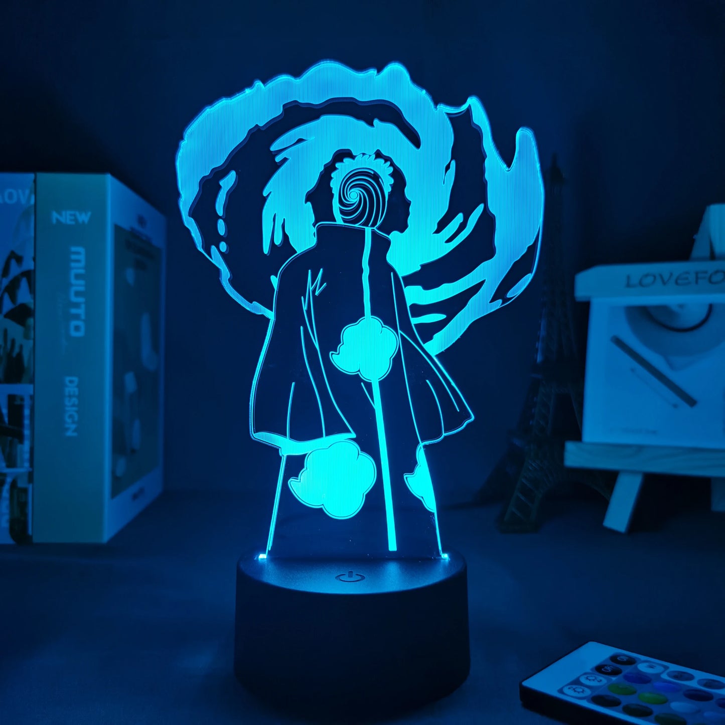 3D 7 Color Changing Anime LED Night Lamp for Bedroom Decoration