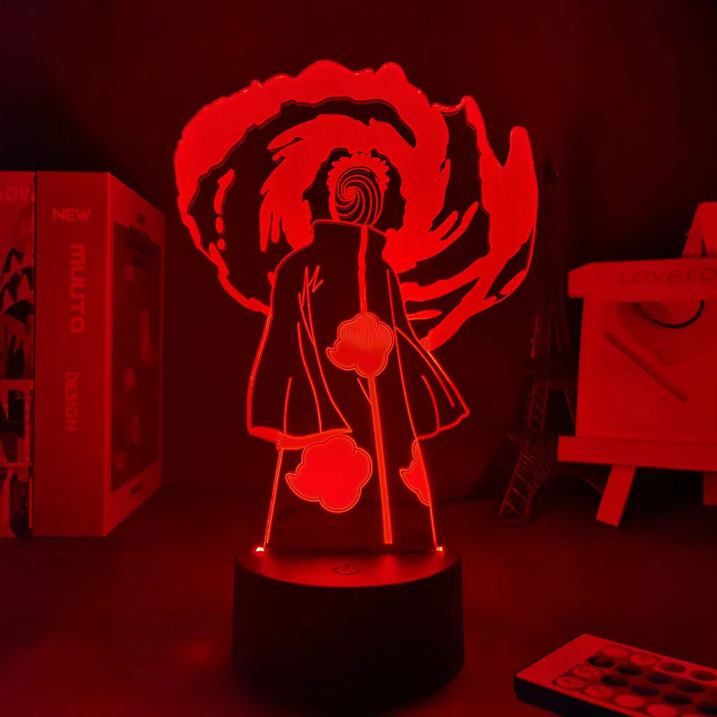 3D 7 Color Changing Anime LED Night Lamp for Bedroom Decoration