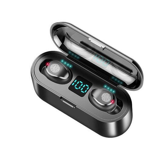 Mini TWS 5.0 Wireless Waterproof Bluetooth HiFi Stereo Headphone with LED Display