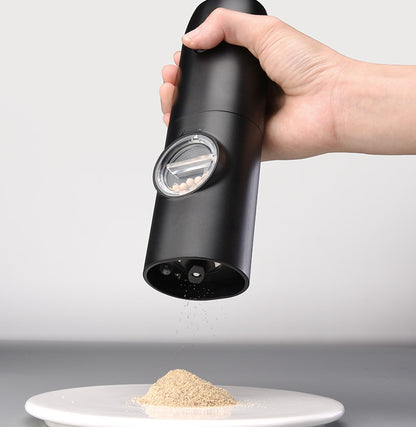 Electric Pepper and Salt Grinder with LED Display for Kitchen