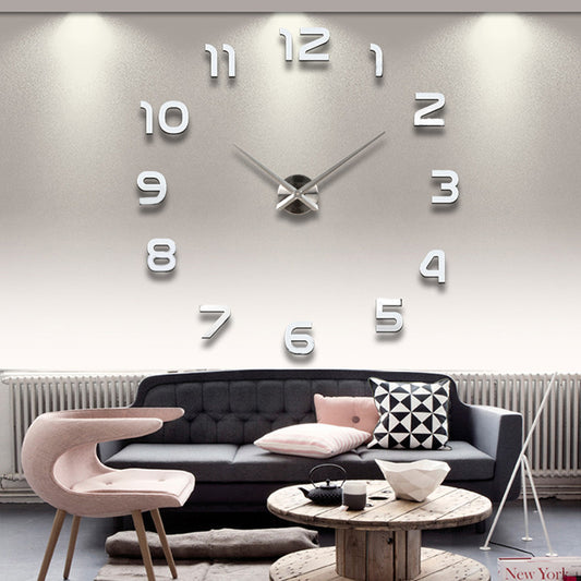 Super Acrylic DIY Wall Clock Living Room