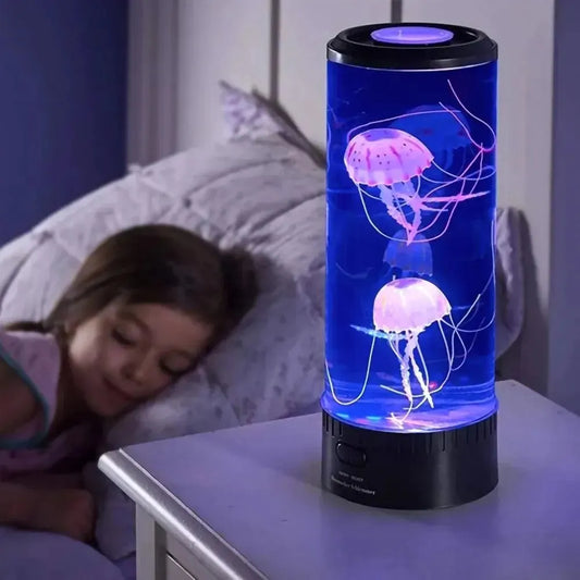 Color Changing Jellyfish LED Night Lamp for Bedroom or Decor