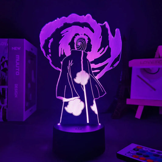 3D 7 Color Changing Anime LED Night Lamp for Bedroom Decoration