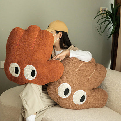 Finger Shape Soft Stuffed Animal Plush Pillow Cushion for Hugging or Bedroom